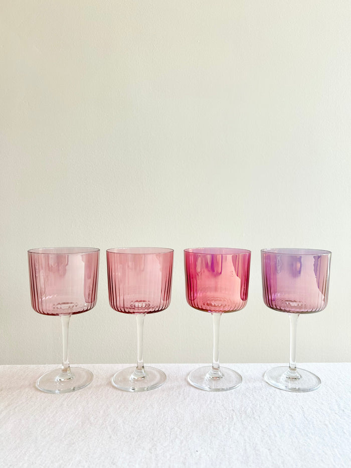 Gems Wine Glass - Garnet S/4