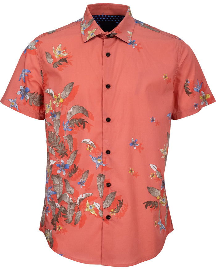 GEORGE SUMMERTIME SHIRT - MELON