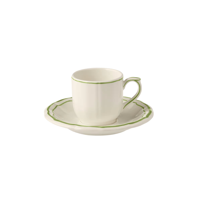 PRE- ORDER - Espresso Cup & Saucer 5.5" 2.9oz - S/2