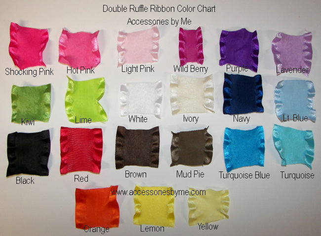 Ruffle Ribbon Swatches