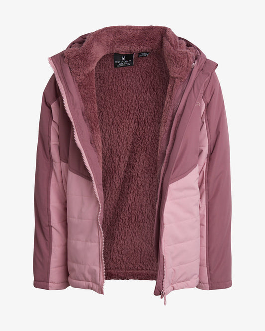 Girls' 3-in-1 Jacket - Mauve