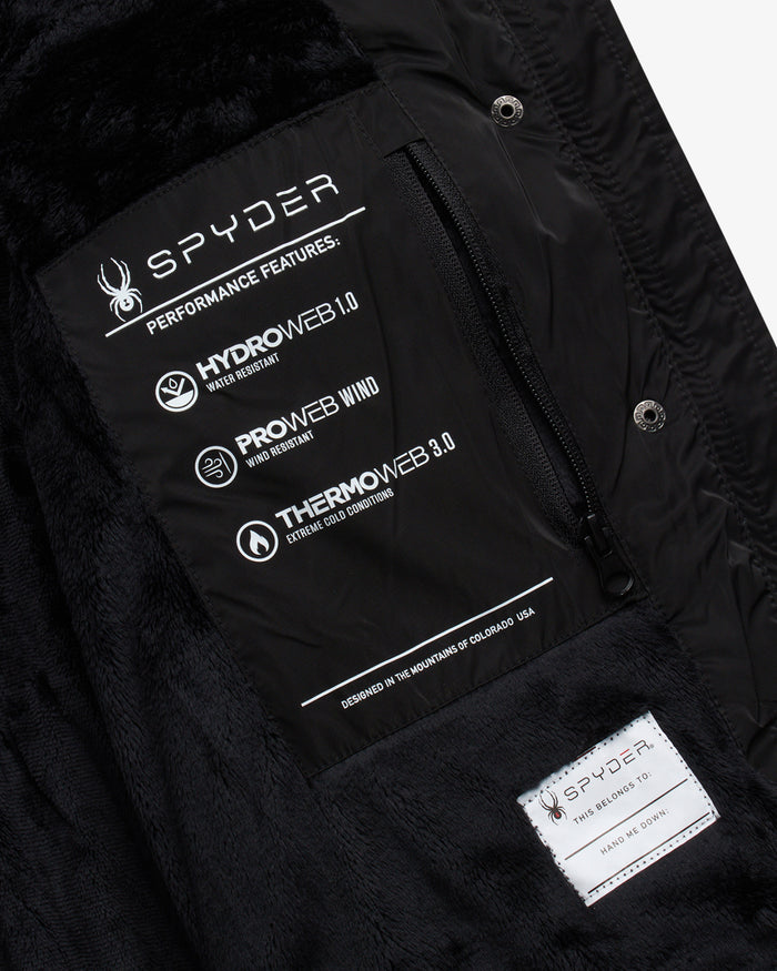 Girls' Puffer Jacket - Black