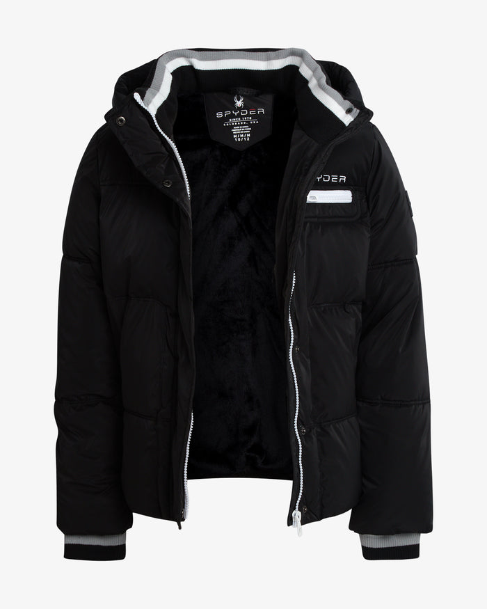 Girls' Puffer Jacket - Black