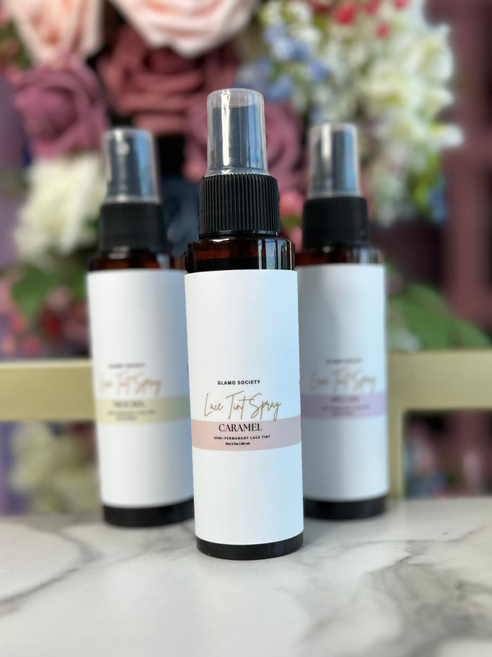 Glamo Society Lace Tint Spray - (CARAMEL)