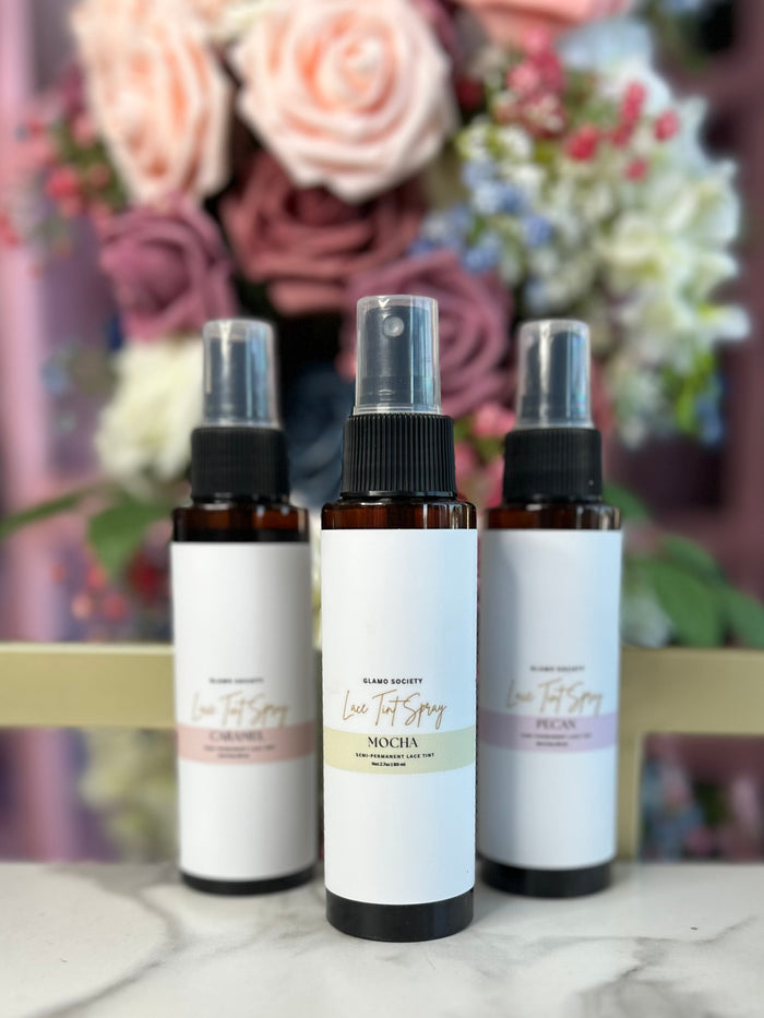 Glamo Society Lace Tint Spray - (CARAMEL)