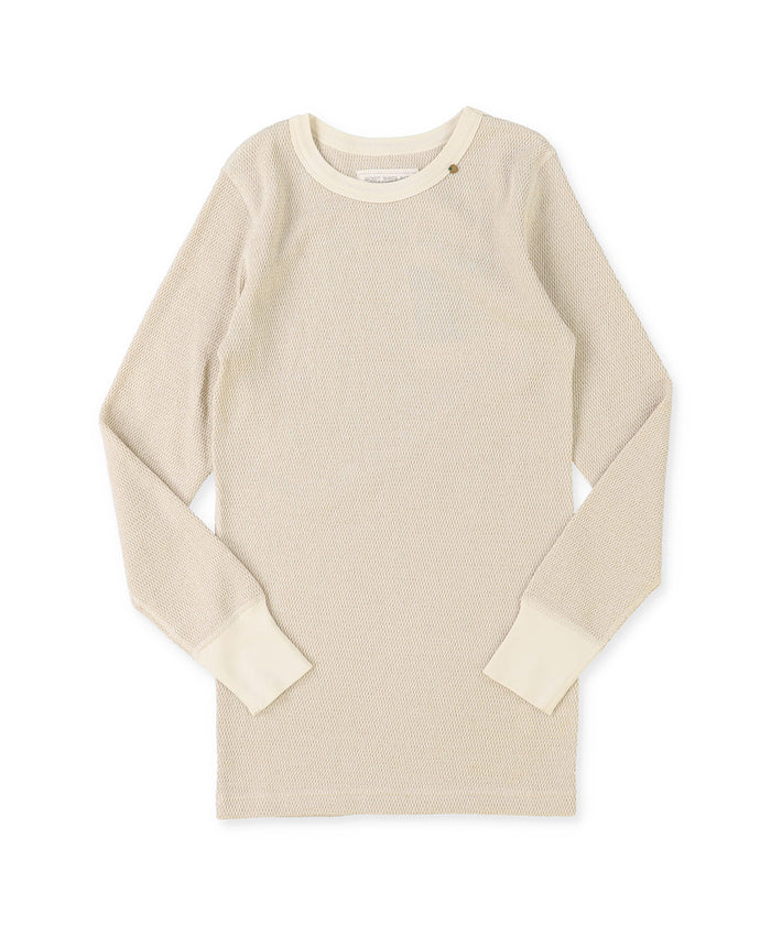 Glitter Waffle Long Sleeve Tee(LADIES)