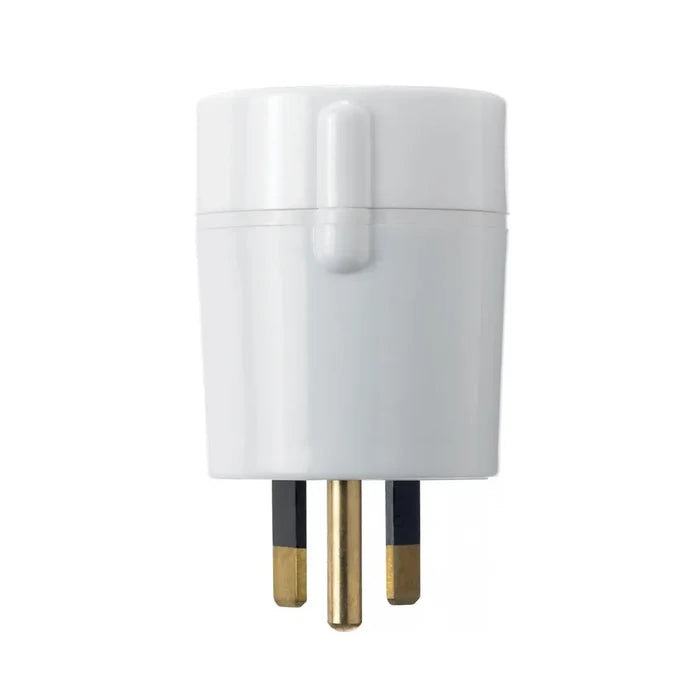 Go Travel Switz to USA electrical travel adpator plug shown from above