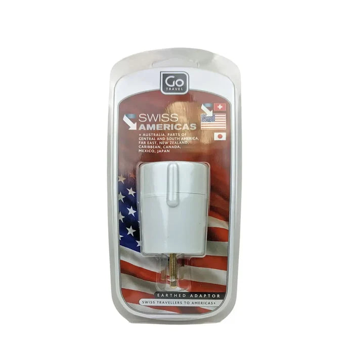 Go Travel Switz to USA electrical travel adpator plug packaging