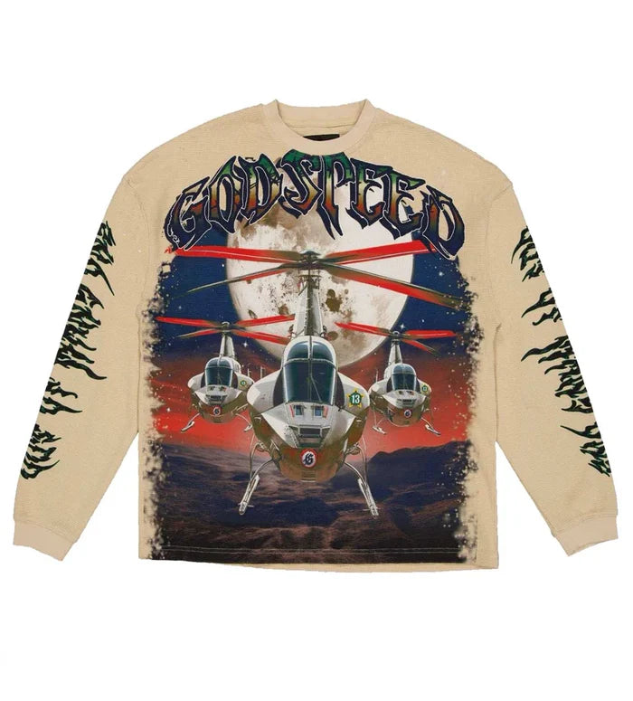 Godspeed - Air Strike LS Thermal (Bone) - Clique Apparel