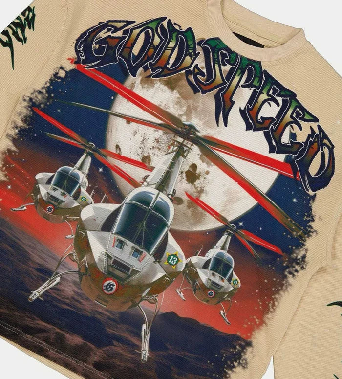 Godspeed - Air Strike LS Thermal (Bone) - Clique Apparel