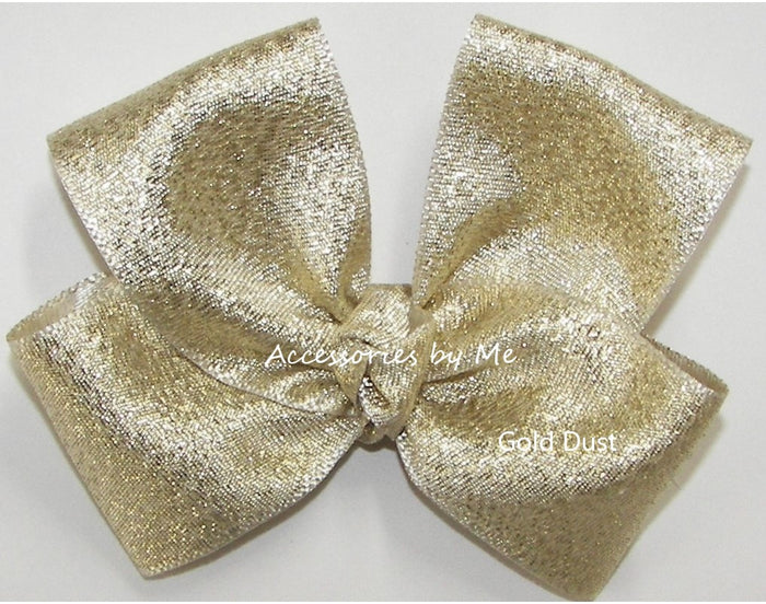 Gold Dust Hair Bow