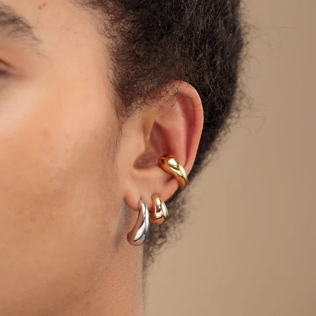Gold Tapered Claw Ear Cuff
