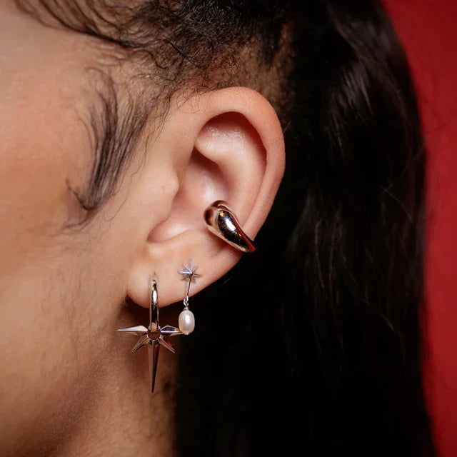 Gold Tapered Claw Ear Cuff