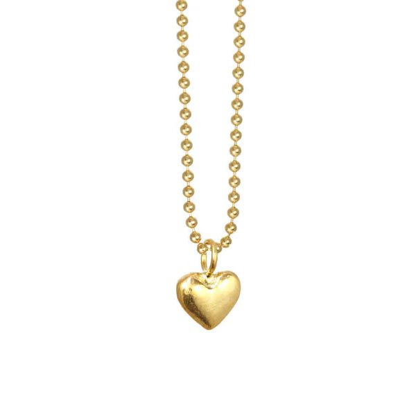 Gold Vermeil Heart Necklace