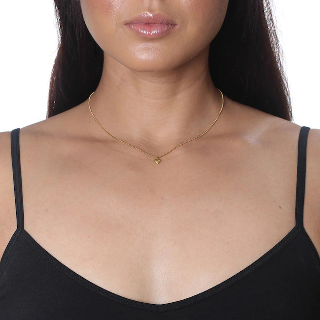 Gold Vermeil Heart Necklace
