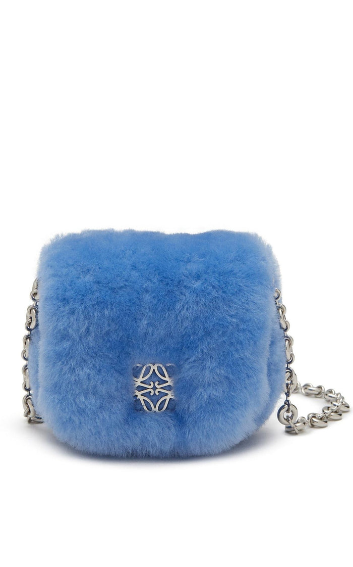 Loewe Goya Down Shearling Crossbody Bag - Runway Catalog