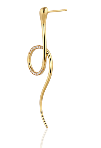 Grace Snake Spiral Earrings 07