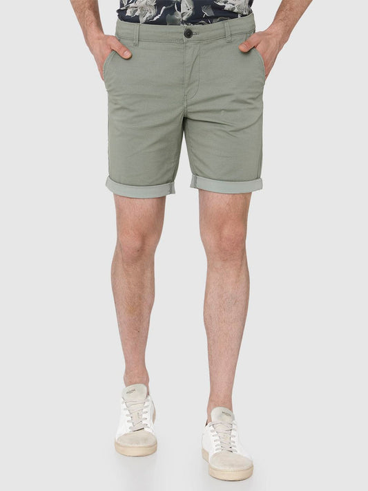 Green Chino Shorts