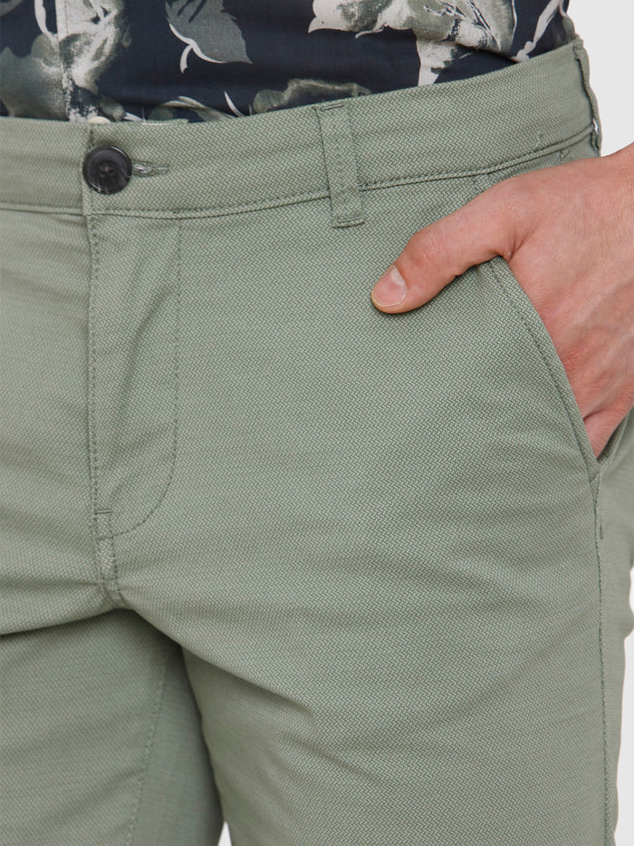 Green Chino Shorts