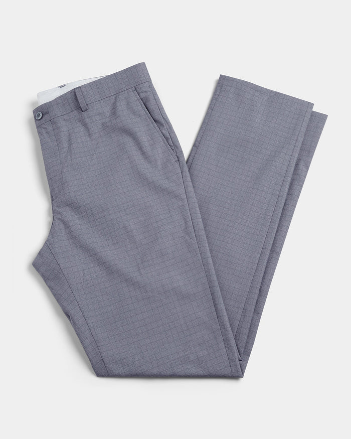 Grey Check Trouser - Cole