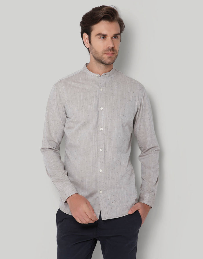 Grey Full Sleeves Shirt