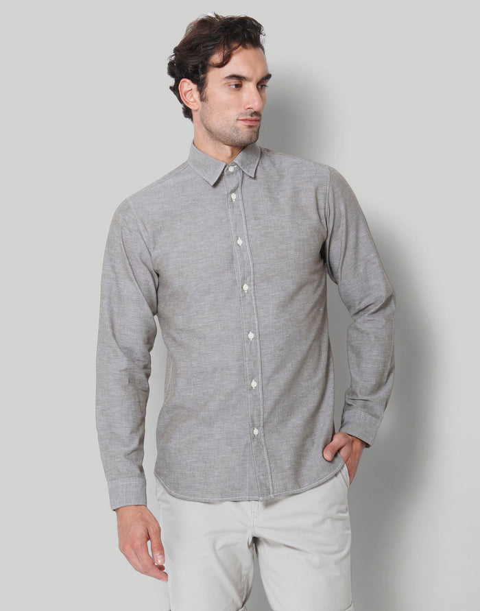 Grey Full Sleeves Shirt