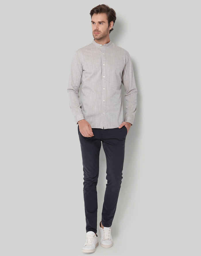 Grey Full Sleeves Shirt