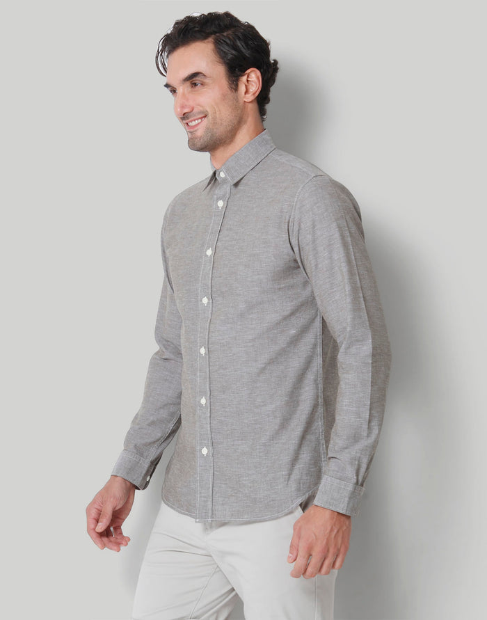 Grey Full Sleeves Shirt