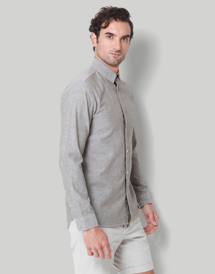 Grey Full Sleeves Shirt