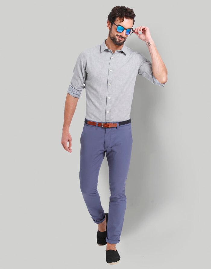 Grey Full Sleeves Shirt