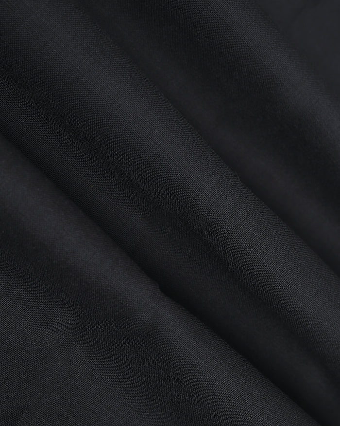 Grey Luxe Solid Trouser - Meter