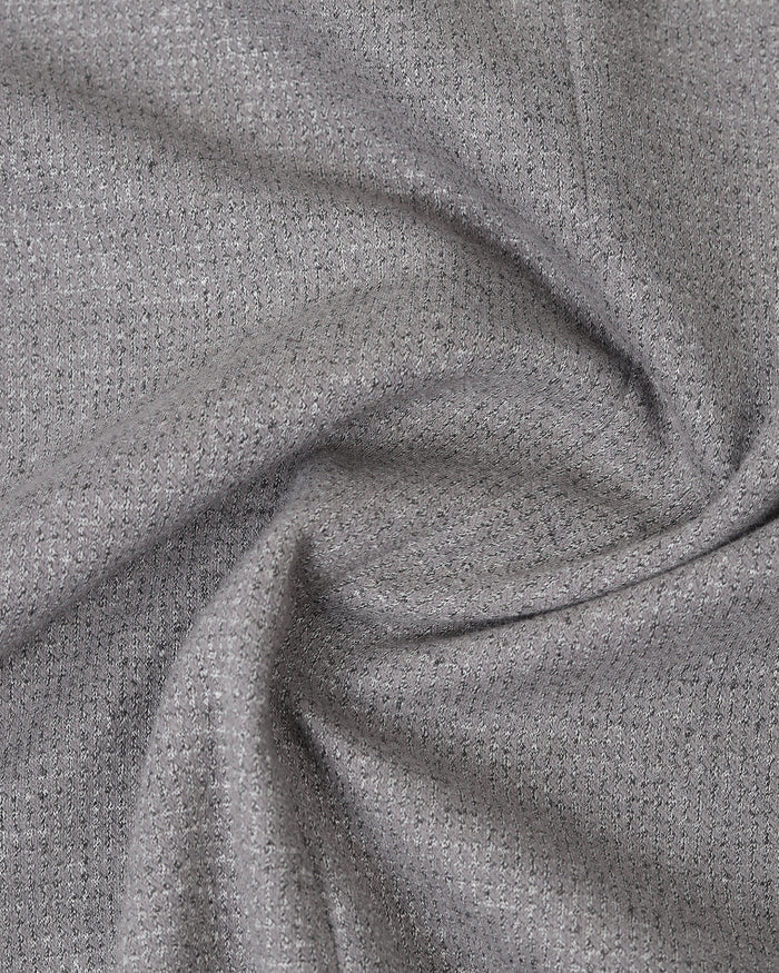 Grey Luxe Textured Blazer - Baleno