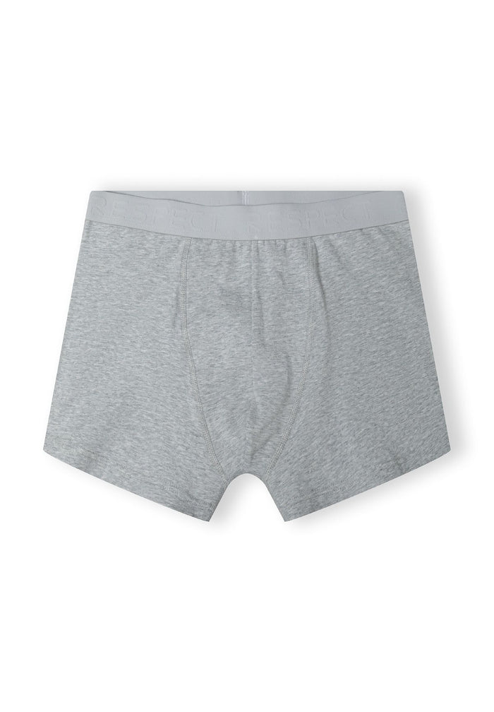 Mens Boxers 3-Pack, Grey Black Melange, Classic - 4