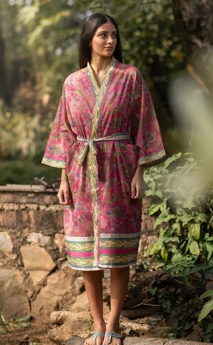 Hawaii Pink Joy Kimono