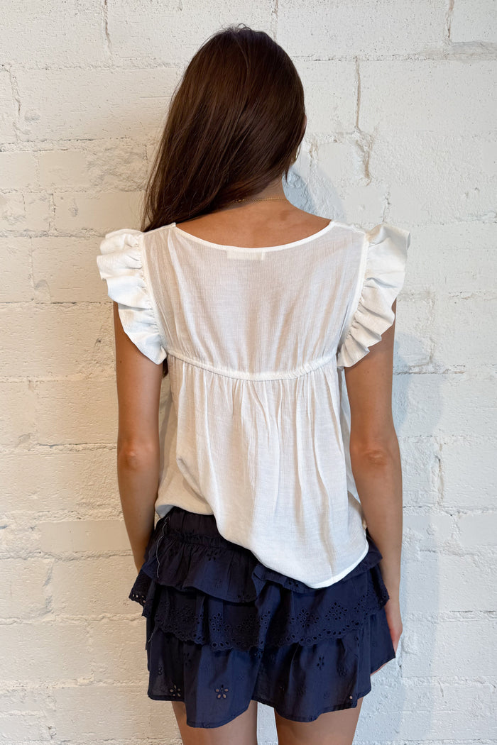 Heavenly Babydoll Top Back, adeline boutique, dallas boutique, boutique