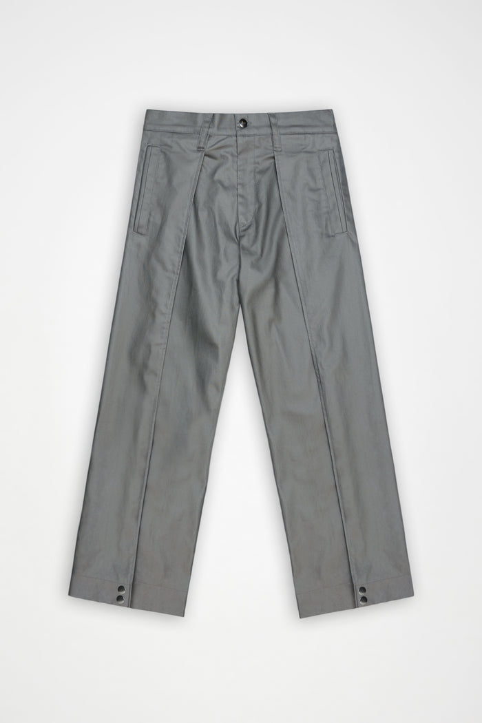 RAINS Heavy Woven Pants Wide Asphalt Pants