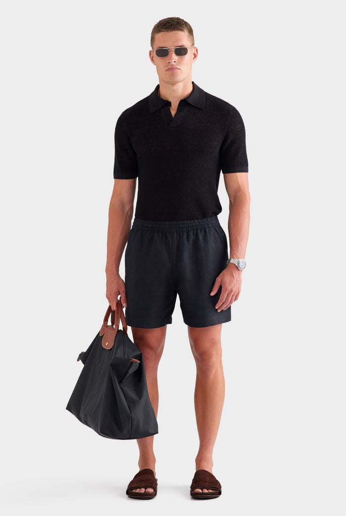Heavyweight Lounge Short - Black