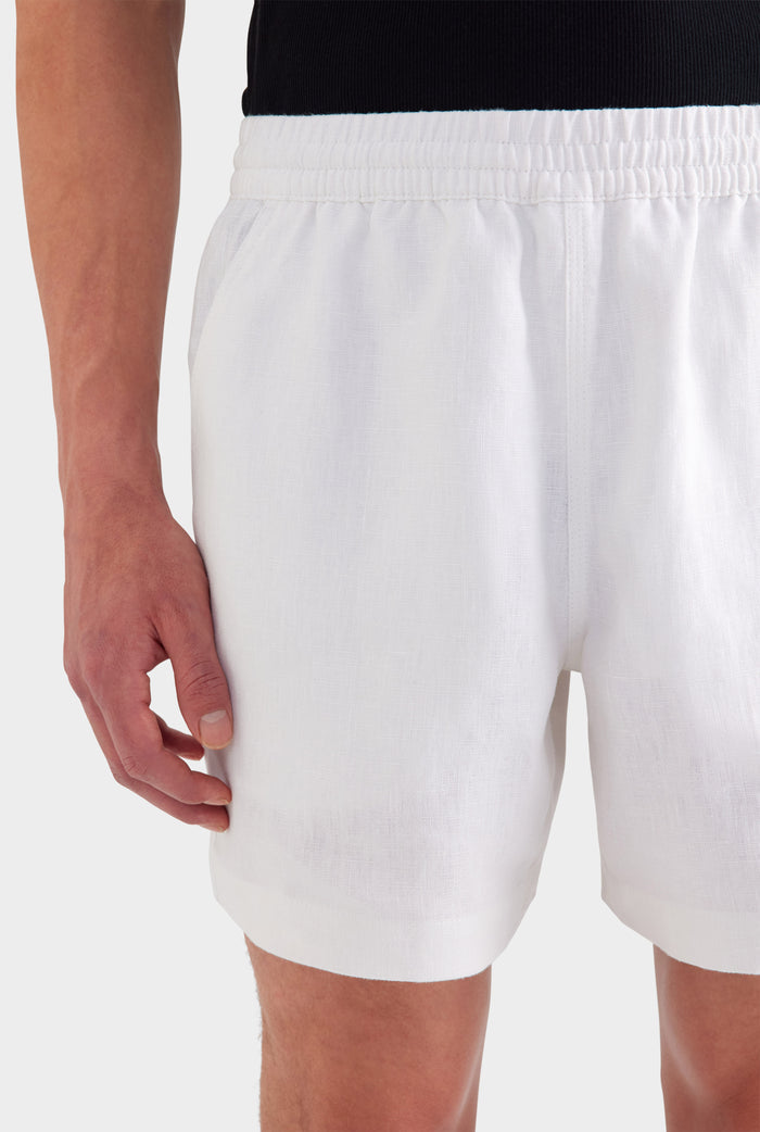 Heavyweight Lounge Short - White