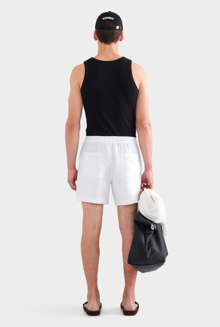 Heavyweight Lounge Short - White