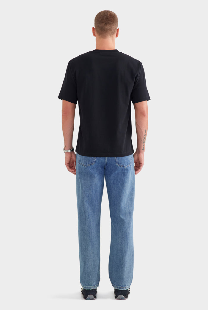 Heavyweight Standard Cotton T Shirt - Black