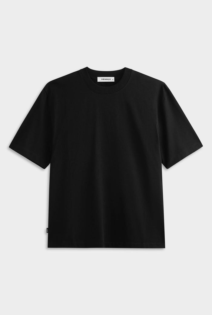 Heavyweight Standard Cotton T Shirt - Black