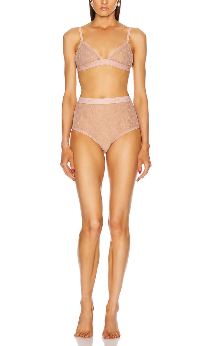 Gucci High waist GG Tulle Lingerie Set - Runway Catalog