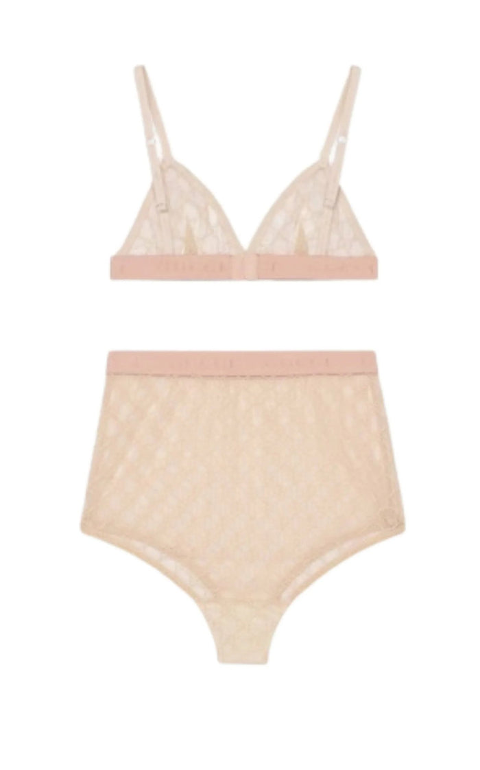 Gucci High waist GG Tulle Lingerie Set - Runway Catalog