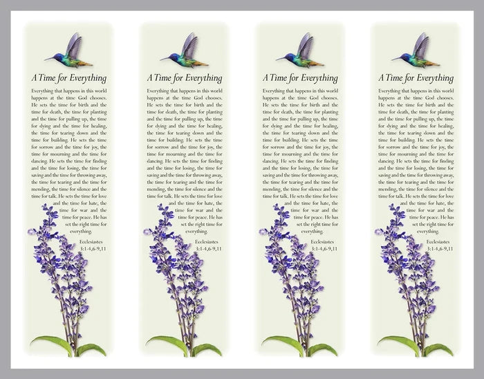 Hummingbird Bookmark - ST8798-BM