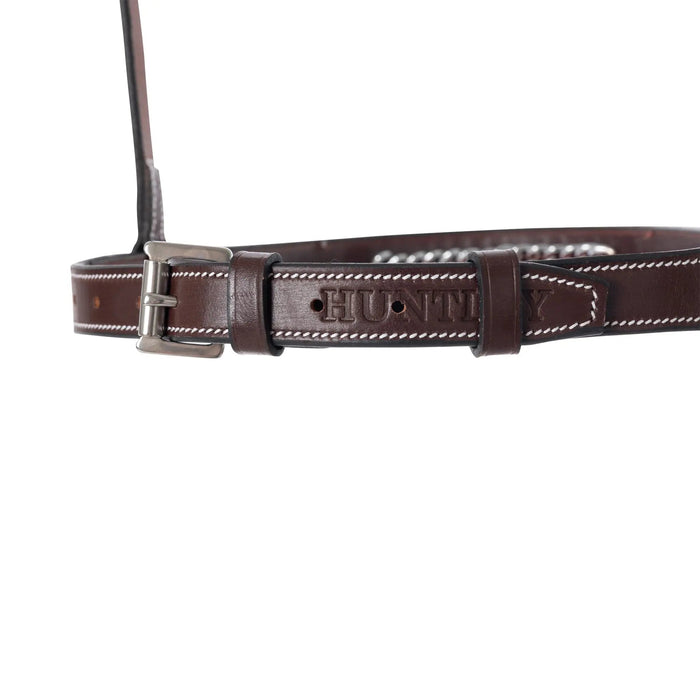 Huntley Equestrian Fancy Stitched Crank Noseband