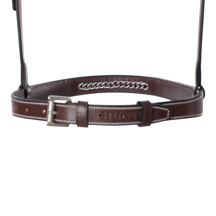Huntley Equestrian Fancy Stitched Crank Noseband