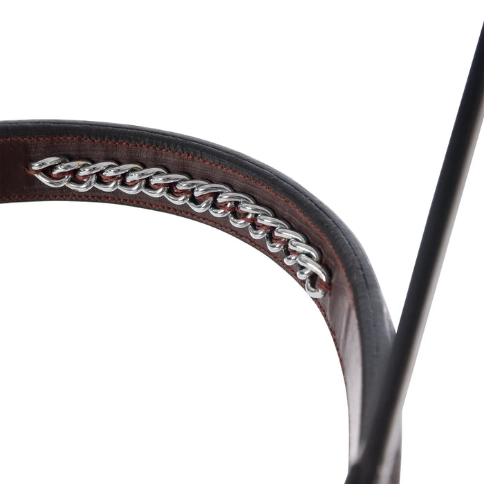 Huntley Equestrian Fancy Stitched Crank Noseband