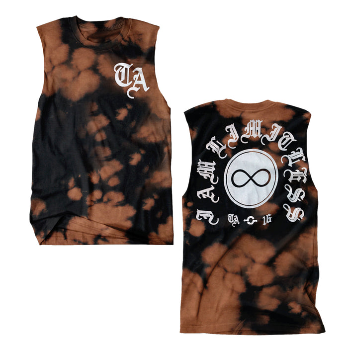 tonight alive I Am Limitless - Bleached Tank Top front and back