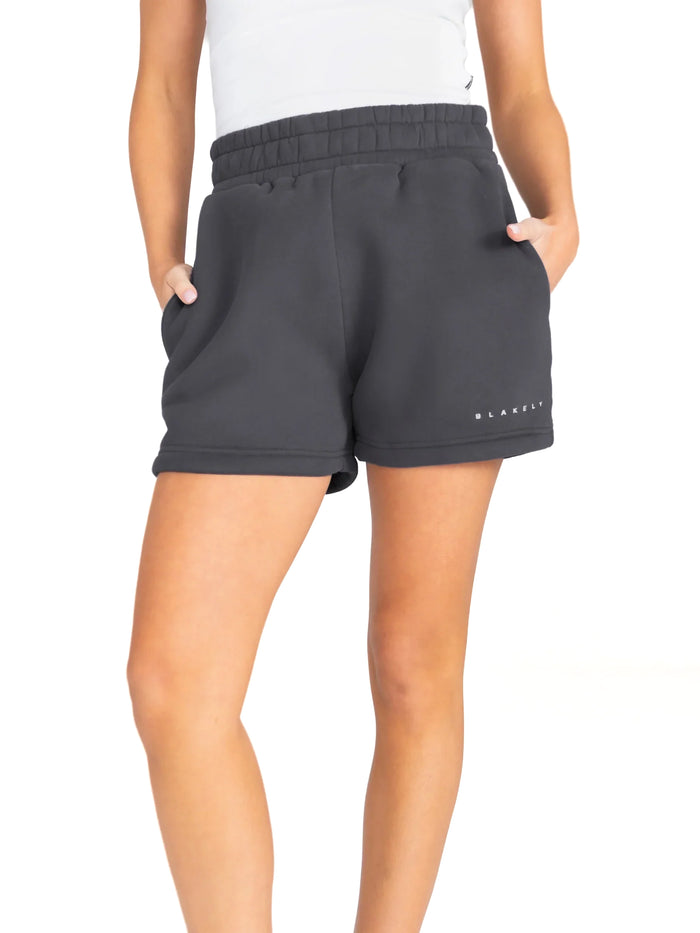Isabel Jogger Shorts - Charcoal