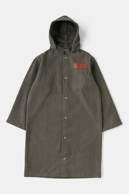 Italian Wool Hooded Coat